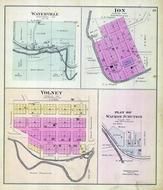 Waterville, Ion, Volney, Waukon Junction, Allamakee County 1886 Version 3